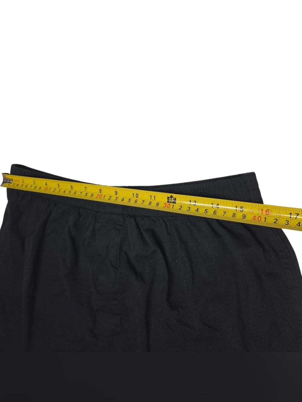 Men's Black Cotton Boxer Briefs — Comfortable Everyday Fit. Size L